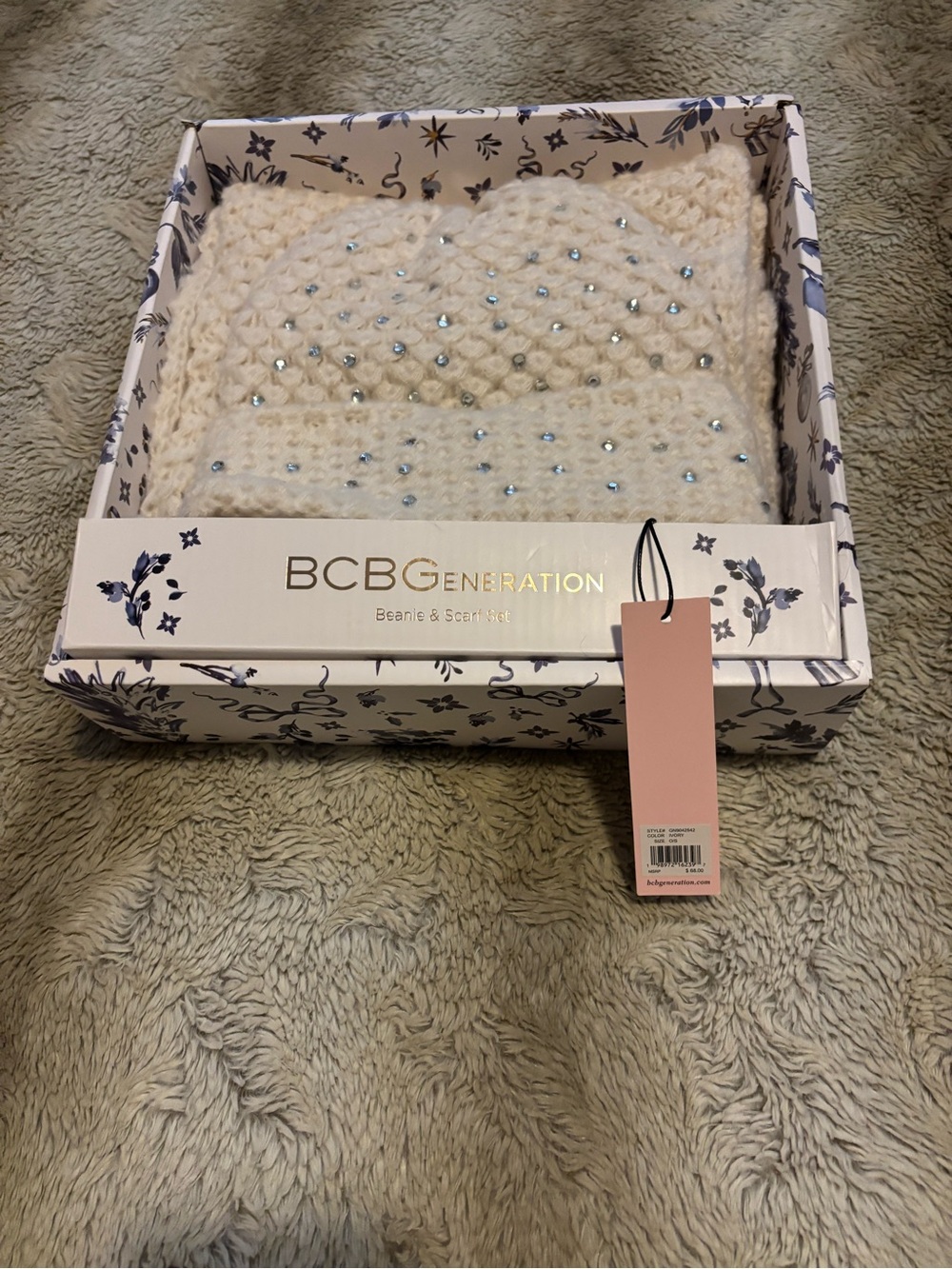 BCBG Scarf and Beanie Set - Picture 2 of 3